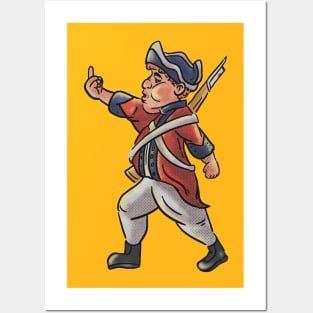 Redcoat soldier Posters and Art